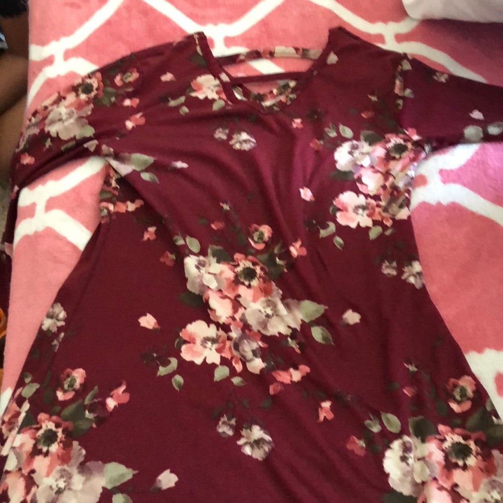 Floral dress shirt